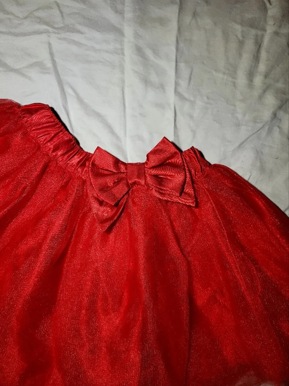 Gymboree Red Tulle Bow Skirt